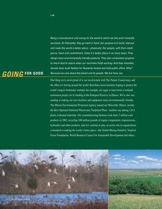 2002 Caterpillar Inc. Annual Report