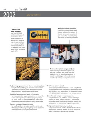 2002 Caterpillar Inc. Annual Report