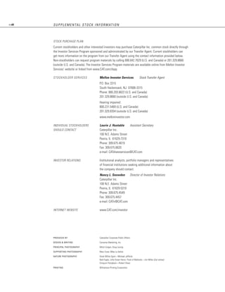 2002 Caterpillar Inc. Annual Report