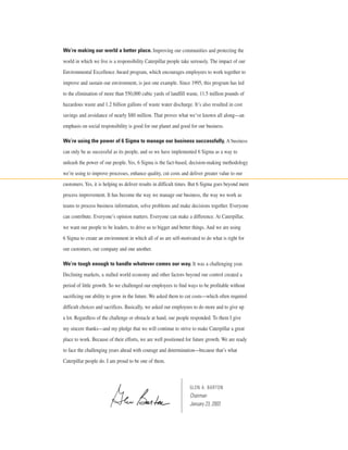 2002 Caterpillar Inc. Annual Report