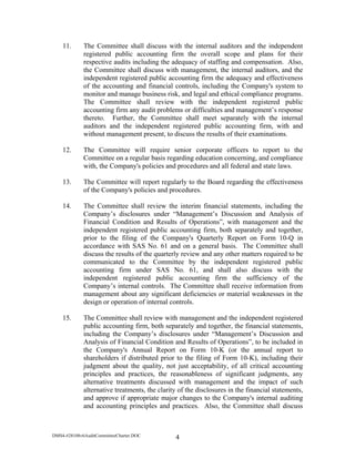Audit Committee Charter