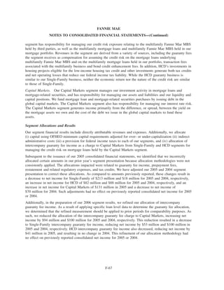 fannie mae  2006Annual Report