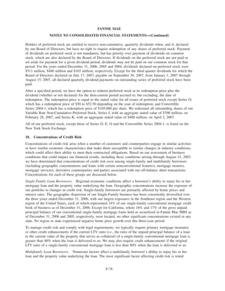 fannie mae  2006Annual Report