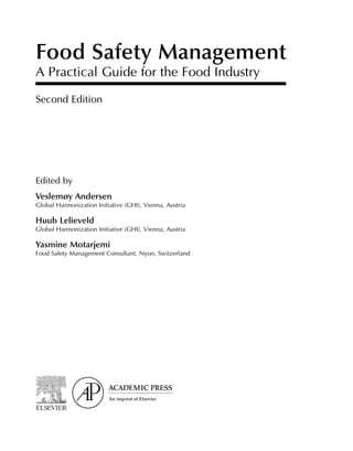 Food Safety Management: A Practical Guide for the Food Industry 2nd ...