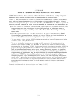 fannie mae  Form 10-K 2006