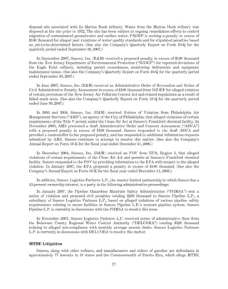 Sunoco Pdf sunoco 2007 Form 10-K | PDF