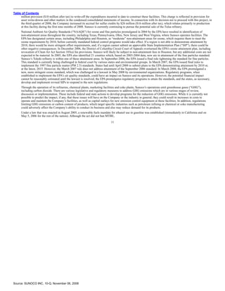 sunoco Quarterly Reports2008 3rd