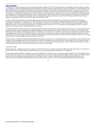 sunoco Quarterly Reports2008 3rd