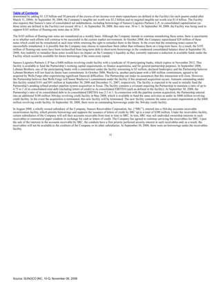 sunoco Quarterly Reports2008 3rd