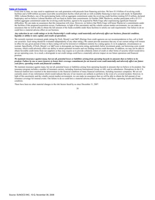 sunoco Quarterly Reports2008 3rd