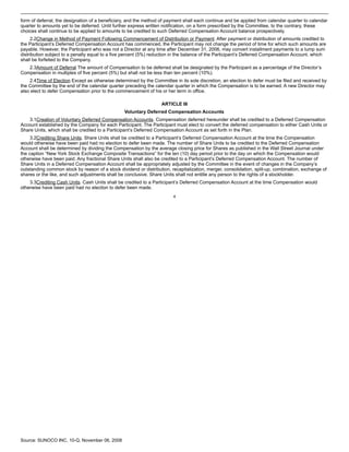 sunoco Quarterly Reports2008 3rd