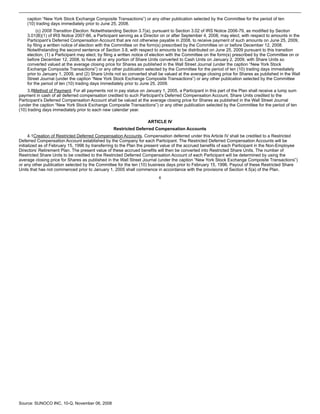 sunoco Quarterly Reports2008 3rd