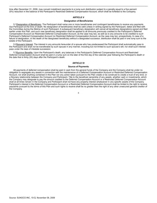 sunoco Quarterly Reports2008 3rd