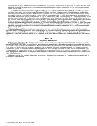 sunoco Quarterly Reports2008 3rd