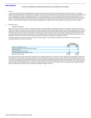 sunoco Quarterly Reports2008 3rd