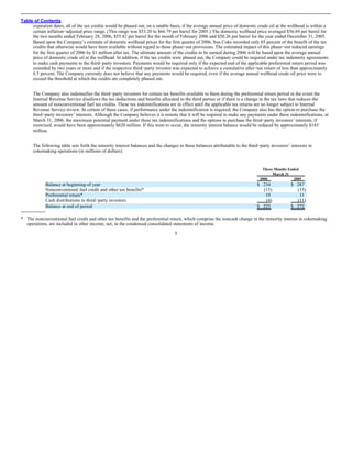 sunoco Quarterly Reports 2006 1st
