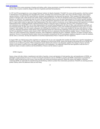 sunoco Quarterly Reports 2006 1st