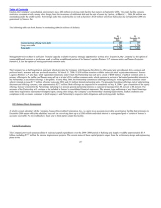 sunoco Quarterly Reports 2006 1st