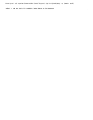 sunoco Quarterly Reports 2006 1st