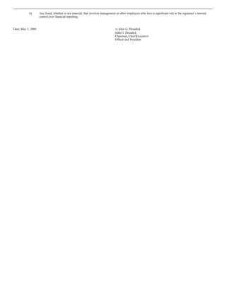 sunoco Quarterly Reports 2006 1st