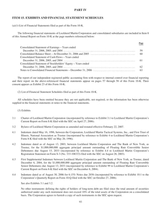 lockheed martin 2006 Annual Report