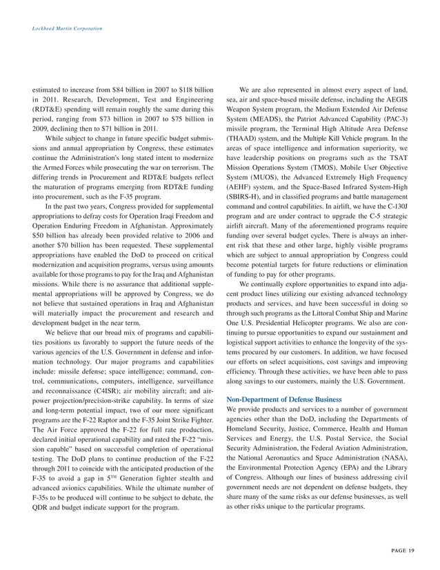 lockheed martin 2005 Annual Report