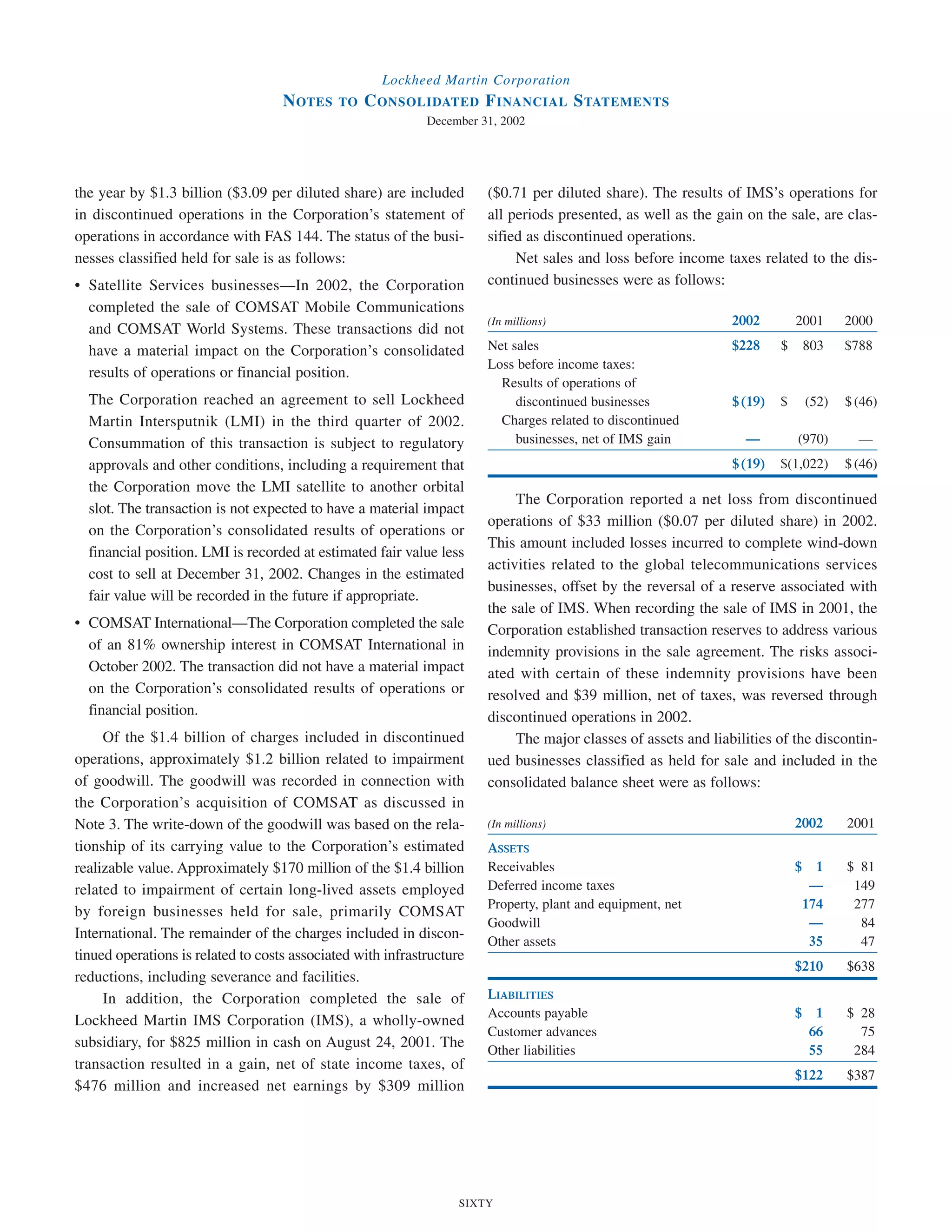lockheed martin 2002 Annual Report