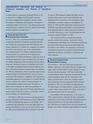 lockheed martin 1997 Annual Report