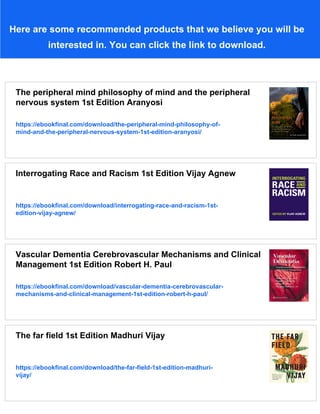Peripheral and Cerebrovascular Intervention 1st Edition Vijay Nambi Md ...