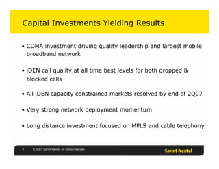sprint nextel Quarterly Presentations 2006 4th 