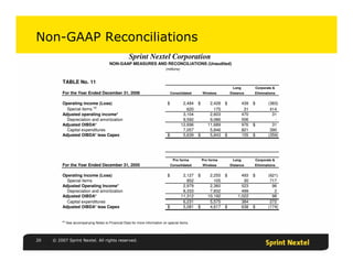 sprint nextel Quarterly Presentations 2006 4th 