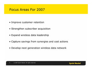 sprint nextel Quarterly Presentations 2006 4th 