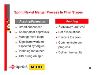 sprint nextel Quarterly Presentations 2005 2nd 