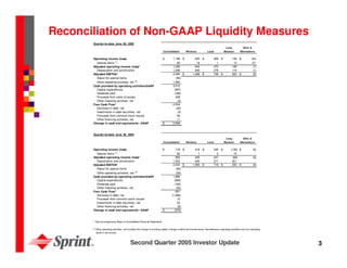 sprint nextel Quarterly Presentations 2005 2nd 