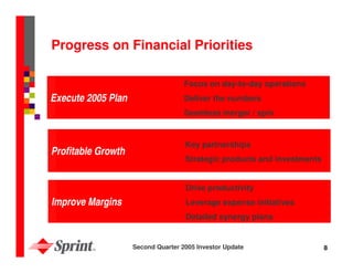 sprint nextel Quarterly Presentations 2005 2nd 