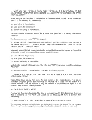 2008 Altria Proxy Statement