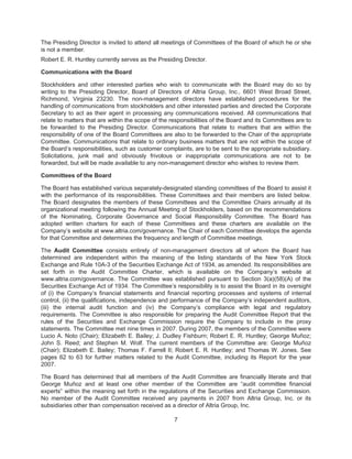 2008 Altria Proxy Statement