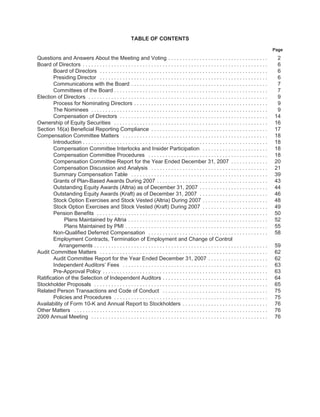 2008 Altria Proxy Statement