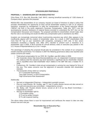 2008 Altria Proxy Statement