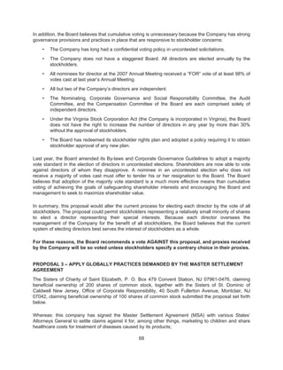 2008 Altria Proxy Statement