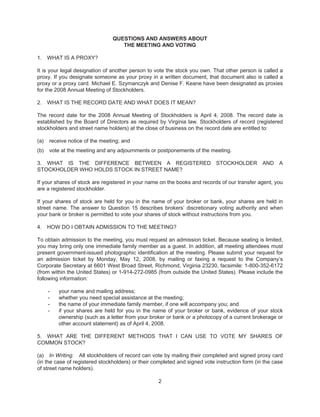 2008 Altria Proxy Statement