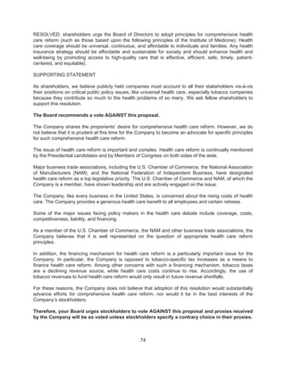 2008 Altria Proxy Statement