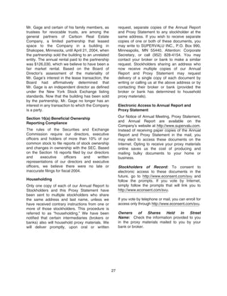 supervalu Proxy Statements 2004