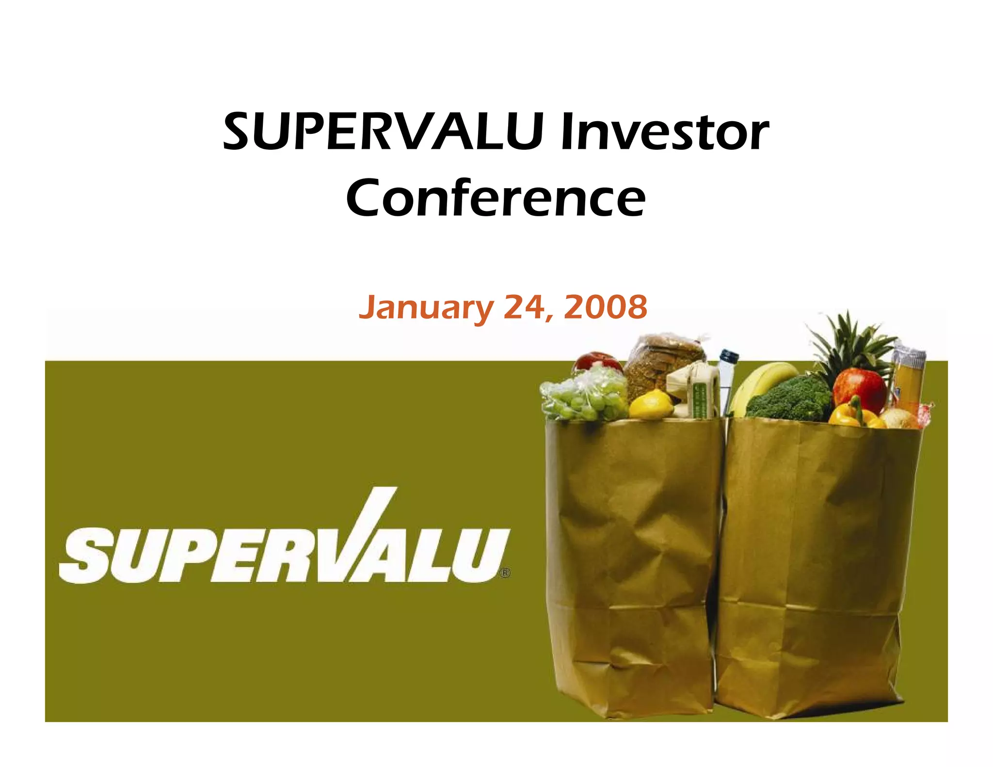 Investor Conference 2008