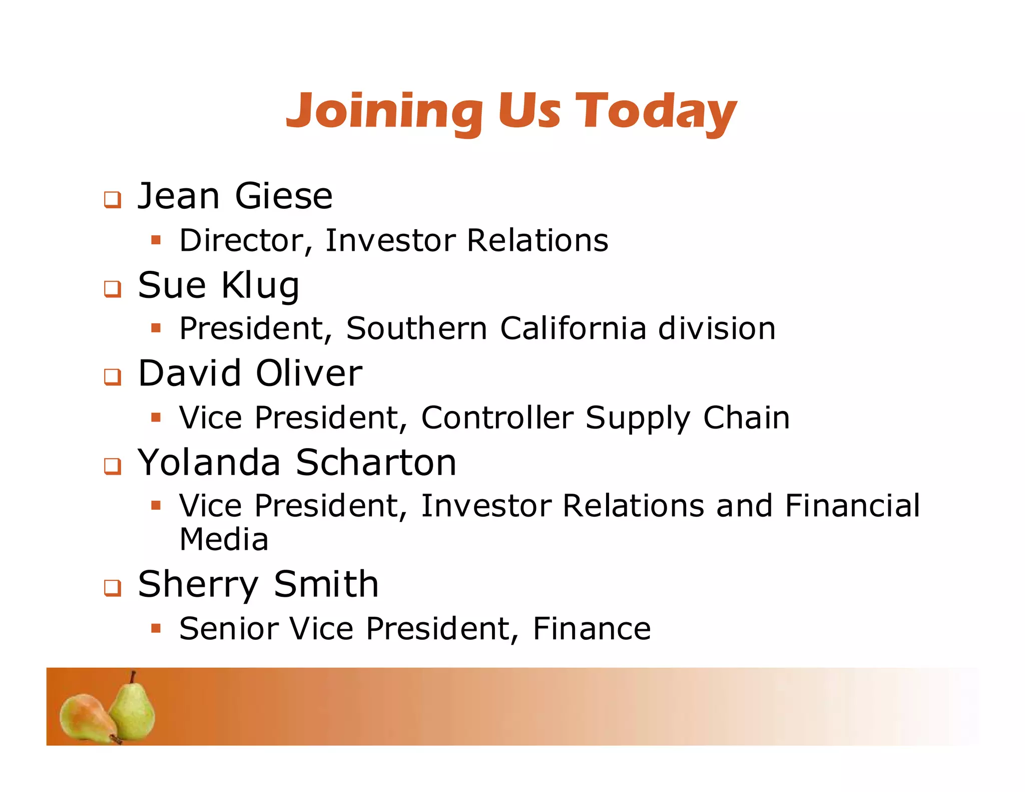 Investor Conference 2008