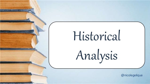 historical analysis thesis
