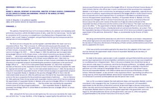 BIENVENIDO F. REYES, petitioner-appellee,
vs.
ROMEO G. ABELEDA, SECRETARY OF EDUCATION, DIRECTOR OF PUBLIC SCHOOLS, COMMISSIONER
OF CIVIL SERVICE & CASHIER AND DISBURSING OFFICER OF THE BUREAU OF PUBLIC
SCHOOLS,respondents-appellants.
Cecilia B. Magadia, Jr. for petitioner-appellee.
Office of the Solicitor General for respondents-appellants.
FERNANDO, J.:
This petition, filed with the Court of FirstInstanceof Manila,for certiorari and mandamus with
preliminary injunction,callsfor the determination of who, under the Civi l ServiceLaw, 1 has the right
to a promotion to fill a vacancy in a competitiveor classified position in the government as the
person "next in rank"likewise"competent and qualified to hold the position and possessed of an
appropriatecivil serviceeligibility.. . ."
The facts are not in dispute, the casehavingbeen submitted before the lower court on a
stipulation of facts.Thus:"That sinceJune 15, 1939 and continuously up to the present, the
petitioner has been employed in the government, particularly,in the School FinanceDivision,Bureau
of Public Schools,sinceJuly 25,1940,. . . whilerespondent Abeleda has been in the government
servicesinceAugust 16, 1937,. . . , that on August 2, 1962, the petitioner was lastappointed as
Acting Budget Officer III atP5,376 per annum, in the School FinanceDivision,Bureau of Public
Schools,. . . , whilerespondent Abeleda was lastappointed as Budget Officer III in the Medical and
Dental Services Division,sameBureau, at P5,376 per annum effective July 1, 1962; that in a
Memorandum dated December 10, 1962,the Director of Public Schools submitted to the Secretary of
Education an assignment proposal recommendingthe promotion of petitioner to the position of
Budget Officer IV,. . . ; that in a firstindorsement dated December 19, 1962 of the respondent
Secretary of Education to the respondent Director of Public Schools,the former requested the latter
for 'appropriaterankinglists' ... ; that in a 3rd indorsement dated January 7, 1964, the Secretary of
Education instructed the respondent Director of Public Schoolsto prepare an appointment proposal
in favor of respondent Romeo G. Abeleda to the position of Budget Officer IV; that in the 4th
indorsement dated January 23, 1964,the petitioner was informed of the respondent Secretary's
action on the basic proposition for the promotional appointment of petitioner . . . ; that on February
10, 1964,petitioner filed a formal protest with respondent Commissioner of Civil Servicecontesting
the appointment of respondent Romeo G. Abeleda to the position of Budget Officer IV in the Bureau
of Public Schools,School FinanceDivision,.. . ; that the protest was resolved by the respondent
Commissioner of Civil Serviceagainstpetitioner,. . . ; that respondent Romeo G. Abeleda was
promoted from Budget Officer III,School Medical and Dental Services,to Budget Officer,IV, School
FinanceDivision,.. . ."
After setting forth the facts and consideringthe law, the conclusion reached by the lower court
was set forth thus: "In view, therefore, of the foregoing, it appearingthat the petitioner has the
necessary qualificationsto the position of the Budget Officer IV, Division of School Finance,Bureau of
Public Schools;thathe is the officer next in rank in said division to that vacantposition;respondent
Abeleda is not of equal rank in said division,he,belonging to another independent, separate division,
that in point of authority, responsibility and importance,the Budget Officer III of the School Finance
Division outranks and ismoreimportant than its counterpart in the Medical and Dental Services
Division,theappointment and promotion, therefore, of respondent Romeo G. Abeleda, to fill the
vacantposition of Budget Officer IV, School FinanceDivision,was in error,in violation of the Civil
Service Law on the point,and in excess of the exercise of legal discretion on the part of the
respondent Secretary of Education and the Commissioner of Civil Service."The lower court decision
was to this effect: "1. The appointment of Romeo Abeleda as Budget Officer IV, Division of School
Finance,Bureau of Public Schools,is hereby declared null and void and,therefore, set aside;2. That
the respondents Secretary of Education and Commissioner of Civil Serviceareordered to approve the
appointment of the petitioner, Bienvenido F. Reyes, as recommended by the Director of Public
Schools."
Not being satisfied with the above decision,which to his mind was an erroneous interpretation
of the above legal provision and a denial of his rightto said position,respondentAbeleda alongwith
the Secretary of Education,the Director of the Bureau of Public Schools and theCommissioner of Civil
Service, appealed to this Court.
If the lawcorrectly construed be applied to the above facts,the judgment of the lower court
must be reversed; the appointment made in favor of respondent Abeleda by the Secretary of
Education must prevail.
As noted at the outset, a person next in rank, competent and qualified to hold the position and
possessingan appropriatecivil serviceeligibility is entitled to a vacancy occurringin any competitive
or classified position in thegovernment. There is the proviso however that should there be two or
more persons under equal circumstances,seniority mustbe given preference.2 As between petitioner
Reyes and respondent Abeleda, who is the person next in rank? Both as admitted in the Brief of
petitioner are in the rankinglist,beingBudget Officers III,the petitioner in the School Finance
Division and respondentAbeleda in the Medical Dental Services Division of the Bureau of Public
Schools.Petitioner however, as was set forth in the stipulation of facts 3 washoldingsuch officein an
actingcapacity,unlikerespondentAbeleda whose tenure had permanency. Under the above
circumstances itcannotbe said thatpetitioner was the person next in rank.
Even on the assumption however that both petitioner Reyes and respondent Abeleda could be
considered,in the language of the law,"as persons of equal circumstances"still respondent's
appointment by the Secretary of Education could not be declared illegal as thevery same proviso
makes clear that seniority shall begiven preference. There was no denial of the statement in the Brief
of respondent Abeleda about his seniority,havingbeen appointed in the government serviceon
August 8, 1937 whilepetitioner did not join the government until June 15, 1939, havingbeen
assigned thereafter to the School FinanceDivision on July 25,1940. 4
 