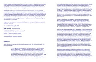 amounts collected by the appointee, by way of salary,priorto notice of the unfavorableaction taken
by the Commissioner of Civil Service,shall bedeemed validly paid to said appointee.This goes to
show that the appointment in question is notonly valid,but,also,complete prior to said notice,for,
otherwise, said payment could not be deemed legally made.
WHEREFORE, the decision appealed fromis hereby reversed, and another one shall beentered
grantingthe writ prayed for and declaringthatpetitioner Antonio Villanueva is theduly appointed
and qualified chief of policeof the Municipality of Santa,Ilocos Sur;that, as such,he is legally entitled
to perform the powers and duties of said officeand to receive the emoluments attached thereto; and
that respondent Felix Balallo has no rightto said officeand,consequently, orderinghim to yield the
same to the aforementioned petitioner, as well as to refrain from obstructingor interferingin any
manner whatsoever in the dischargeby the latter of the functions of said office,with costs against
said respondent. It is so ordered.
Bengzon, C.J., Padilla, Bautista Angelo, Labrador, Reyes, J.B.L., Barrera, Paredes, Dizon, Regala and
Makalintal, JJ., concur.
G.R. No. L-39451 February 20, 1989
ISIDRO M. JAVIER, petitioner-appellee,
vs.
PURIFICACION C. REYES, respondents-appellant.**
Victorino B. Aldaba for petitioner-appellee.
Jesus R. Mabagosfor respondent-appellant.
SARMIENTO, J.:
Before the Court is a certified case involvingpurequestions of law. The facts,as found by the trial
court, are as follows:
...It is alleged that petitioner was the duly appointed Chief of Policeof Malolos,
Bulacan,on November 7, 1967 by the then Mayor Victorino B. Aldaba,which
appointment was confirmed and approved by the Municipal Council of the said
municipality on the same date as per Resolution No. 210,Series of 1967; that the
followingday,petitioner took his oath of officeand thereafter assumed and
discharged the rights,prerogatives and duties of the office; that on January 3, 1968,
pending approval and attestation of his appointment by the Civil Service
Commission,respondent, who had then assumed the officeof Municipal Mayor,
recalled petitioner's appointment from the Civil ServiceCommission in her letter of
said date; that not satisfied with her letter of recall,respondent summarily,
arbitrarily and illegally ousted and relieved petitioner as Chief of Policeand atthe
same time, designated PoliceLt. Romualdo F. Clements, a non-eligible,as Officer-in-
Charge of the PoliceDepartment, in her memorandum dated January 12,1968, that
on February 2, 1968,pursuantto the letter of recall,theCivil ServiceCommission
returned the appointment papers of petitioner without action, duly excepted to by
petitioner in his motion for reconsideration dated February 16, 1968; that on May
2, 1968,the Civil ServiceCommission attested and approved the appointment of
petitioner as such Chief of Police,in its 3rd Indorsement, pertinent porti on of which
reads as follows:
In view of Resolution No. 185 adopted by the Municipal Council of Malolos,
Bulacan,in its meeting of September 26, 1967,notifyingthis Officethat the
appointment of Mr, Bayani Bernardo as Chief of Policeof Malolos has not been
confirmed by said Council,and as the consent of the Municipal Council isa
mandatory requirement under Section 1 of Rep. Act 1551, the said appointmentis
considered null and void.In view thereof, the attached appointment of Mr. Isidro
M. Javier has been approved as permanent under Section 24 (b) of R.A. 2260...;
that in its letter to respondent dated July 9, 1968 wherein its rulingcontained in the
aforequoted 3rd Indorsement was reiterated, the Civil ServiceCommission directed
respondent "that steps be taken immediately to install Mr.Javier as Chief of Police
of that Municipality (Malolos)";thatnotwithstandingthe aforementioned ruling
and directive, respondent neglected and refused to reinstate petitioner to tile
position of Chief of Policeof Malolos which actis specifically enjoined upon her as
Municipal Mayor and publicofficer,in Sec. 19, ArticleIV of Rep. Act 2260 otherwise
known as the Civil ServiceAct o)f 1959;that as a resultof respondent's refusal to
perform the actenjoined upon her by law, petitioner was deprived of his salary
sinceNovember 8, 1967 up to his ouster on January 13, 1968 and from then on up
to the present; that as a further consequence of the inaction of respondent,
petitioner suffered social humiliation and embarrassment,was exposed to public
ridicule,causinghimmental anguish thereby sustainingmoral damages in the
amount of P5,000.00 and was forced to engage counsel to prosecute his rights for
the sum of Pl,000.00 attorney's fees.
Respondent denies the material allegationsof the petition and as special and
affirmativedefenses alleges that one Bayani Bernardo was appointed Chief of
Policeof Malolos by the then Mayor Jovencio C. Caluagon September 4, 1967; that
likewise,Isidro M.Javier,petitioner herein, was appointed Chief of Policeof the
same municipality on November 8, 1967 by the then Mayor Victorino B. Aldaba,
both of which appointments were approved by the Civil ServiceCommission;thatin
justifyingthe approval of the appointment of Bayani Bernardo,despite lack of
 