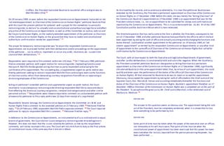 In effect, the President had asked Bautista to vacateher office and give way to
Mallillin (Mari Villa) 13
On 20 January 1989, or even before the respondent Commission on Appointments had acted on her
"ad interimappointment as Chairman of the Commission on Human Rights" petitioner Bautista filed
with this Court the present petition for certiorari with a prayer for the immediate issuanceof a
restrainingorder,to declare"as unlawful and unconstitutional and withoutany legal force and effect
any action of the Commission on Appointments as well as of the Committee on Justice, Judicial and
Bar Council and Human Rights, on the lawfully extended appointment of the petitioner as Chairman
of the Commission on Human Rights,on the ground that they have no lawful and constitutional
authority to confirmand to review her appointment." 14
The prayer for temporary restrainingorder was "to enjoin the respondent Commission on
Appointments not to proceed further with their deliberation and/or proceedings on the appointment
of the petitioner ... nor to enforce, implement or acton any order, resolution,etc. issued in the
courseof their deliberations." 15
Respondents were required to filecomment within ten (10) days. 16 On 7 February 1989,petitioner
filed an amended petition, with urgent motion for restrainingorder,impleadingCommissioner
Hesiquio R. Mallillin thedesignated actingchairman as party respondent and prayingfor the
nullification of his appointment. The succeedingday, a supplemental urgent ex-parte motion was
filed by petitioner seeking to restrain respondent Mallillin fromcontinuingto exercisethe functions
of chairman and to refrain from demanding courtesy resignations fromofficers or separatingor
dismissingemployees of the Commission.
Acting on petitioner's amended petition and supplemental urgent ex-parte motion, the Court
resolved to issuea temporary restrainingorder directingrespondent Mallillin to ceaseand desist
from effecting the dismissal,courtesy resignation,i removal and reorganization and other similar
personnel actions. 17 Respondents were likewiserequired to comment on said amended petition with
allowancefor petitioner to filea reply within two (2) days from receipt of a copy thereof.
Respondents Senator Salonga,the Commission on Appointments the Committee on J & BC and
Human Rights filed a comment to the amended petition on 21 February 1989.18 Petitioner filed her
reply. 19 On 24 February 1989,respondent Mallillin filed a separatecomment. 20 The Court required
petitioner to reply to respondent Mallillin's comment . 21 Petitioner filed her reply. 22
In deference to the Commission on Appointments, an instrumentality of a co-ordinateand co-equal
branch of government, the Court did not issuea temporary restrainingorder directed againstit.
However, this does not mean that the issues raised by the petition, as met by the respondents'
comments, will notbe resolved in this case.The Court will not shirk fromits duty as the final arbiter
of constitutional issues,in the same way that it did not in Mison.
As disclosed by the records,and as previously adverted to, itis clear thatpetitioner Bautista was
extended by Her Excellency,the President a permanent appointment as Chairman of the Commission
on Human Rights on 17 December 1988. Before this date, she was merely the "Acting Chairman"of
the Commission.Bautista's appointmenton 17 December 1988 is an appointment that was for the
President solely to make, i.e., not an appointment to be submitted for review and confirmation (or
rejection) by the Commission on Appointments. This is in accordancewith Sec. 16,Art. VII of the 1987
Constitution and the doctrinein Mison which is here reiterated.
The threshold question that has really come to the fore is whether the President, subsequent to her
act of 17 December 1988, and after petitioner Bautista had qualified for the office to which sheha d
been appointed, by taking the oath of officeand actually assumingand dischargingthe functions and
duties thereof, could extend another appointment to the petitioner on 14 January 1989,an "ad
interim appointment" as termed by the respondent Commission on Appointments or any other kind
of appointment to the sameoffice of Chairman of the Commission on Human Rights that called for
confirmation by the Commission on Appointments.
The Court, with all duerespect to both the Executive and LegislativeDepartments of government,
and after careful deliberation,is constrained to hold and rulein the negative. When Her Excellency,
the President converted petitioner Bautista's designation as ActingChairman to a permanent
appointment as Chairman of the Commission on Human Rights on 17 December 1988, significantly
she advised Bautista (in the same appointment letter) that, by virtue of such appointment, she could
qualify and enter upon the performance of the duties of the office (of Chairman of the Commission
on Human Rights). All that remained for Bautista to do was to reject or acceptthe appointment.
Obviously,sheaccepted the appointment by takingher oath of officebefore the Chief Justiceof the
Supreme Court, Hon. Marcelo B. Fernan and assumingimmediately thereafter the functions and
duties of the Chairman of the Commission on Human Rights. Bautista's appointment therefore on 17
December 1988 as Chairman of the Commission on Human Rights was a completed act on the part of
the President. To paraphrasethe great jurist,Mr. Chief JusticeMarshall,in the celebrated caseof
Marbury vs. Madison. 23
xxx xxx xxx
The answer to this question seems an obvious one. The appointment being the sole
act of the President, must be completely evidenced, when it is shown that he has
done everything to be performed by him.
xxx xxx xxx
Some point of time must be taken when the power of the executive over an officer,
not removable at his will mustcease.That point of time must be when the
constitutional power of appointment has been exercised.And this power has been
exercised when the lastact,required from the person possessingthepower, has
been performed. ....
 