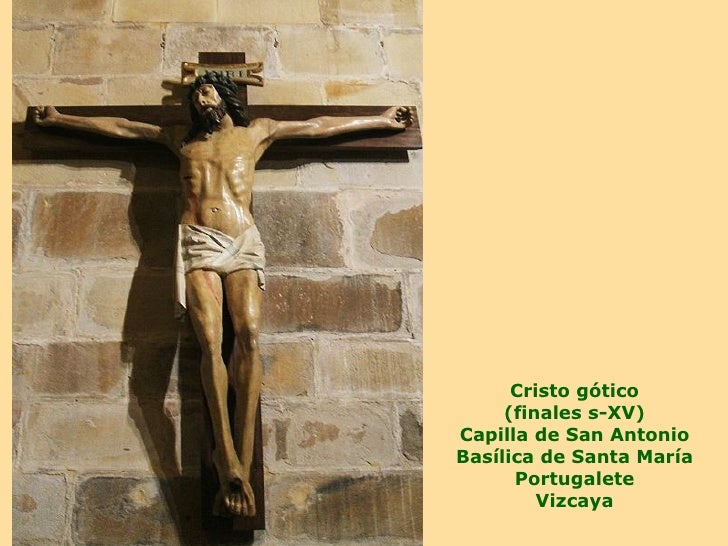 Resultado de imagen de cristo crucificado escultura gótica